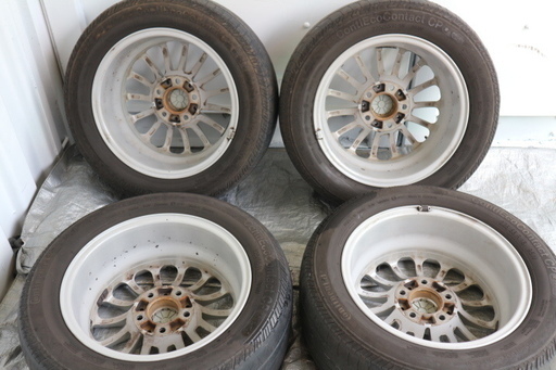 ★BMW　5シリーズ純正アルミホイール★16インチ★PCD120　5穴　7Jx16H2★225/55R16　95W★計4本セット 