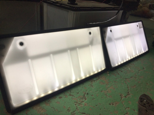 字光式 電光式ナンバー ダイヤモンドリング-スリム 2枚