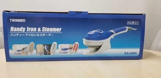 ◆ 未使用の【ハンディーアイロン\u0026スチーマー】SA-4084BL ブルー ◆