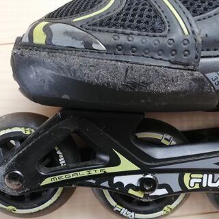 FILA　ジュニアインラインスケート　中古の画像
