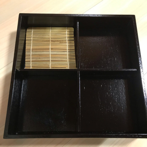 相談中 松花堂弁当箱 黒 30セット