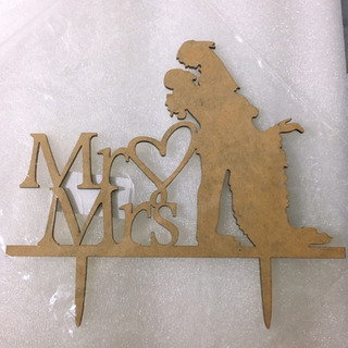 新品 4種類あり ケーキトッパー ウエディングケーキ 結婚式 披露宴 二次会 パーティー 祝の画像