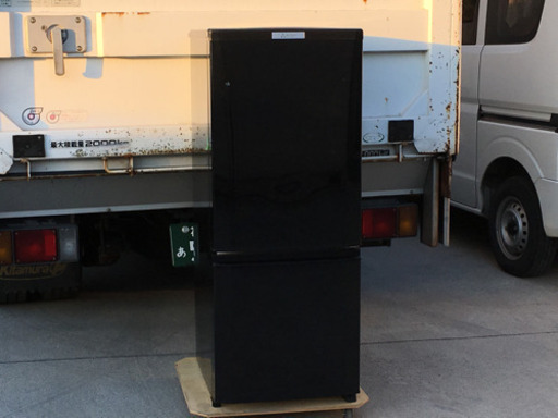 格安で！三菱 2ドア 冷蔵庫 146L◇2017年製◇MR-P15A-B◆JF-0023