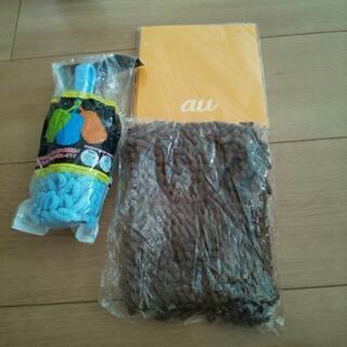 お掃除ハンディモップ①+超吸水タオル（2枚セット）