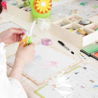 【写真つき☆手形アート】４月１３日スタジオエミュ須磨パティオ - 育児