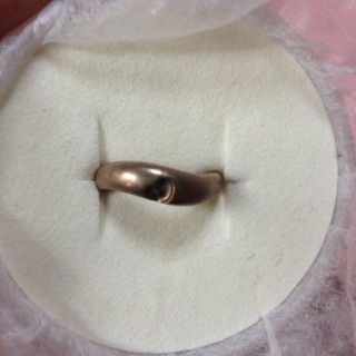 4°C 指輪 8号サイズ リング ピンクシルバー ヨンドシー 箱付き ケース付き アクセサリーの画像