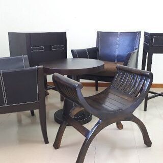 アンティーク応接、カフェセット六点