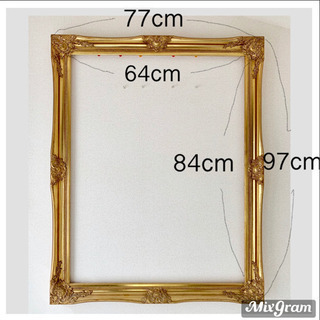 アンティーク ゴールド 額縁 ① ミラー 鏡