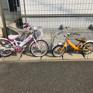 子供用自転車18インチと14インチ
