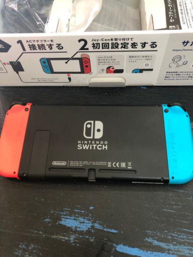 中古美品 ニンテンドースイッチ 本体 ネオンカラー