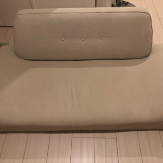  予約済み  2人掛け カフェ風ソファー の画像