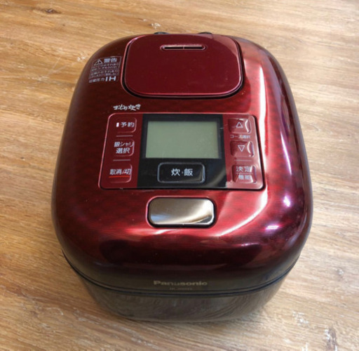 Panasonic 3合 炊飯器 圧力IH式 おどり炊き 豊穣ブラック SR-JP055S/2015年/動作確認済み（602）AKARI