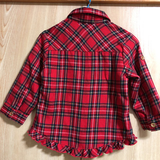 キティちゃん★チェックシャツの画像