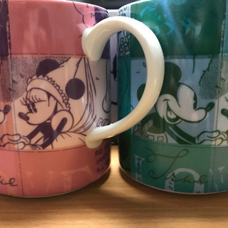値下げ【新品】Francfranc ディズニーペアカップの画像