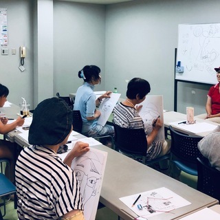 誰でも、3時間で、自動的に絵が描けるワークショップ「快画塾」福岡クラスの画像