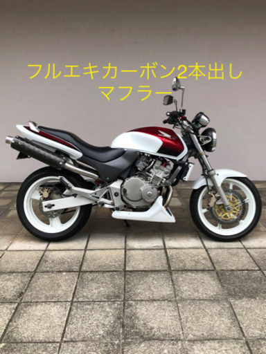 96年式ホーネット250 2本出しマフラー 走行12,400km