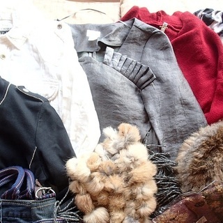 大量３５点◆Sサイズ・１５０㎝～・レディース・ブランド・冬小物入...