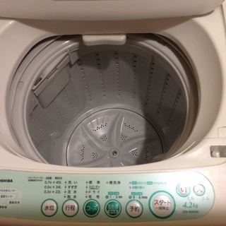 東芝 全自動洗濯機 お譲りします。0円の画像