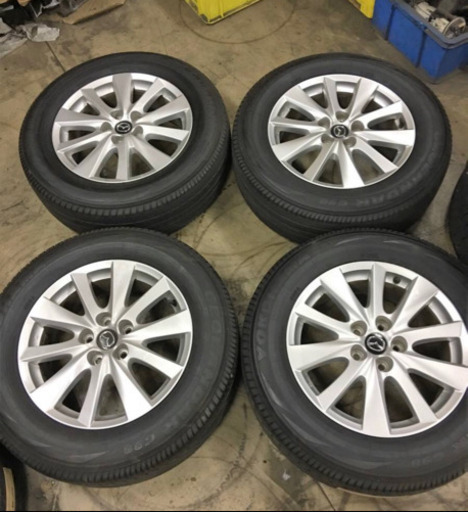 マツダ 純正アルミつきスタットレス17インチ