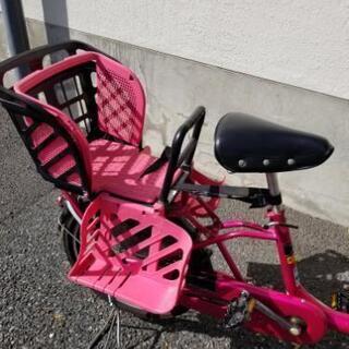 [お取引中]子供乗せ自転車 MAMAFRE!TWIN (ピンク)の画像