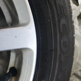 タント用純正、ブリヂストンBRIDGESTONEエコピア約9部山の画像