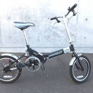 ●折り畳み自転車●中古● GM CHEVROLET 16インチ折り畳み自転車 The Heartbeat Of America
