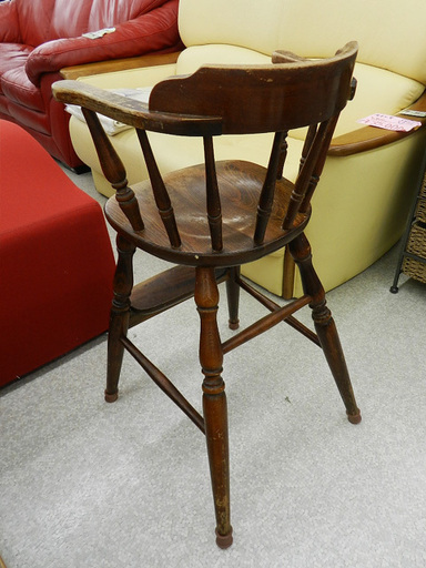 ベビーチェア 飛騨産業 穂高【HIDA】木製 アンティーク調 乳幼児用