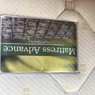 早者勝ち セミダブル すのこベッド Mattress Advanceマットレス 付きの画像