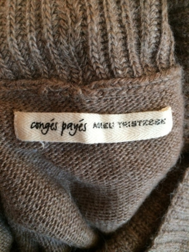conges payed セーター！今からの季節にピッタリ！