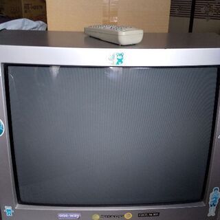 ジャンク品  旧型 ビデオ再生付きテレビ 