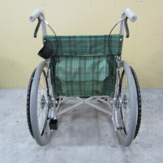 QB1033【特別商品】車椅子 美品 折り畳み式 リーフレットライフ 車イス 介護用品 介助 福祉の画像