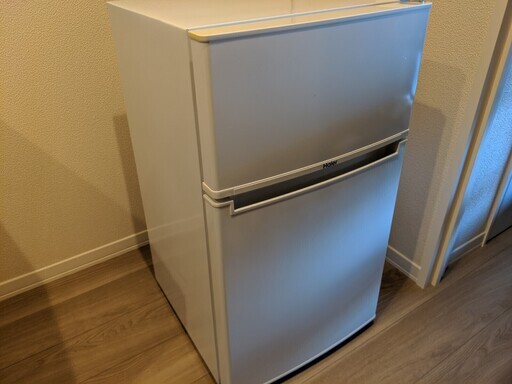 ハイアール86L 2ドア冷凍冷蔵庫JR-N85A(W)