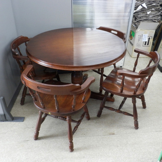 PayPay対応 4人掛けダイニングセット キツツキ 飛騨産業 食卓テーブル