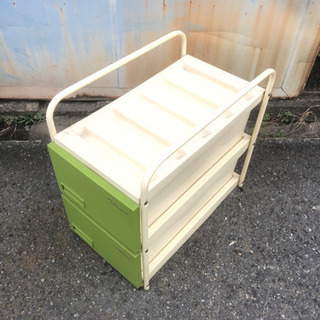 ◆激安価格◆ 収納 ケース 2段 取手 付き