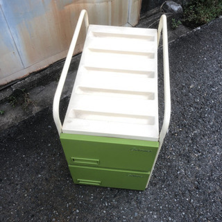◆激安価格◆ 収納 ケース 2段 取手 付きの画像