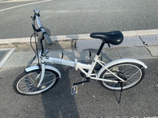 ☆中古品 CODI 折りたたみ自転車 白☆