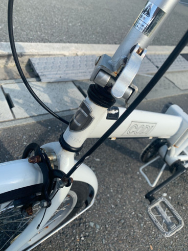 ☆中古品 CODI 折りたたみ自転車 白☆
