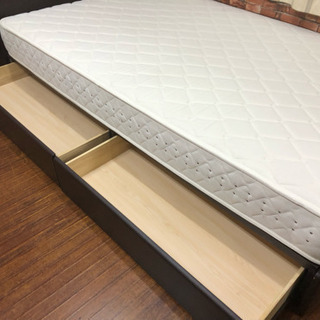 送料無料】【USED】ドリームベッド セミダブルサイズ マットレスセット