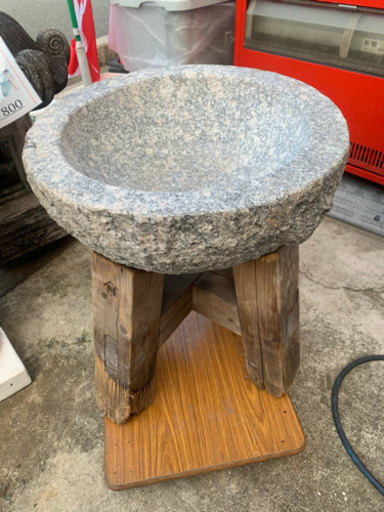 ☆中古品 餅つき 石臼 架台付き☆