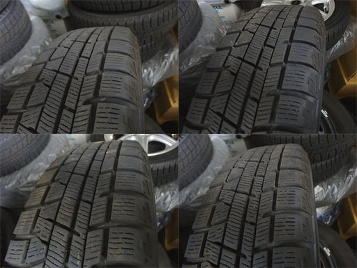 155/65R14 ヨコハマ アイスガード IG50 ホイール付4本セット