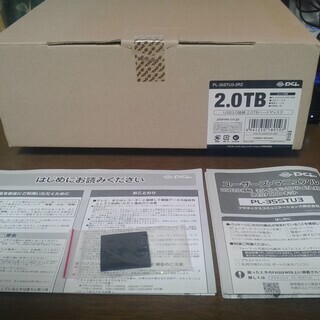 PLANEX　外付けハードディスクドライブ　2TBの画像