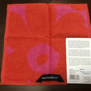 新品未使用 マリメッコ タオルハンカチの画像