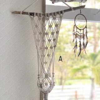 マクラメ編みプラントハンガー