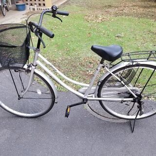 【自転車】シルバー