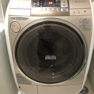 日立 ドラム式洗濯機 BD-V3100 10/6kgの画像
