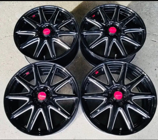 ENKEI AME RIVAZZACORSE 17インチ100 5h 4本プリウス等