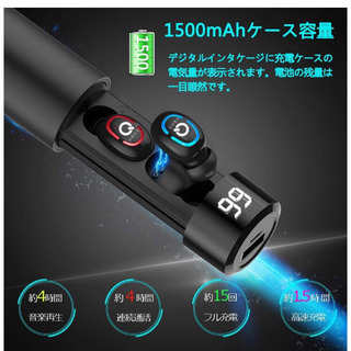 Bluetooth イヤホン Bluetooth5.0+EDR搭載