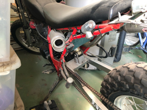 売約済。tw200スカチューン！ガンタイプエアクリ。