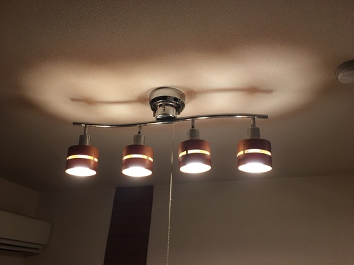 シーリングライト 4灯 LED対応 スポットライト  天井照明 照明器具