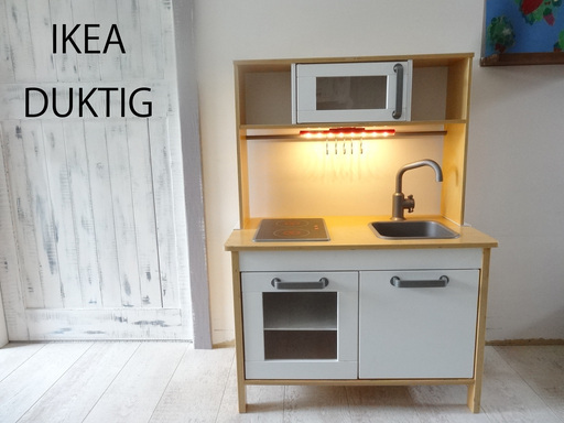 5,800円 USED【IKEA】DUKTIG おままごと キッチン ミニキッチン 女の子 知育 おかあさんごっこ 店舗 保育園 幼稚園